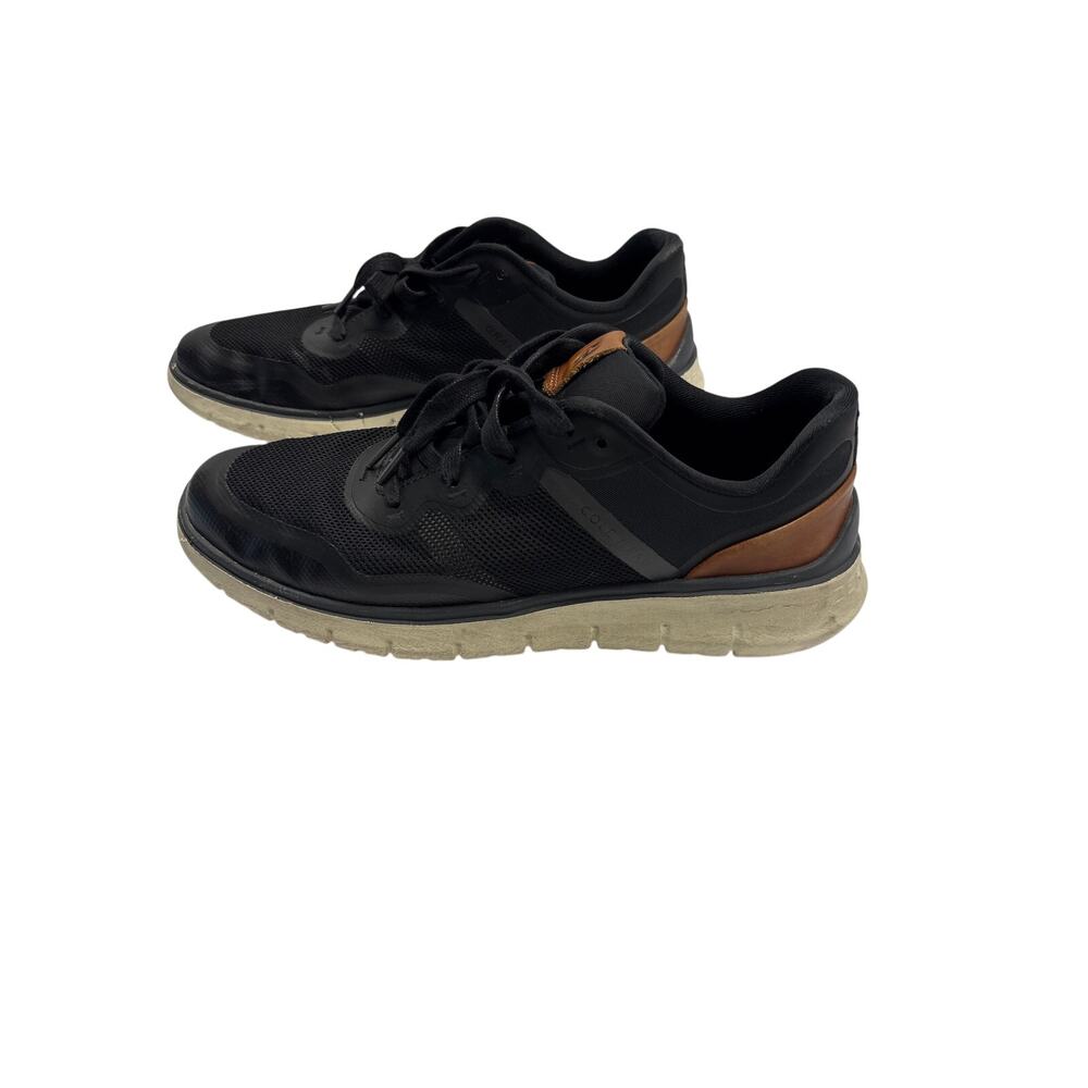 Cole Haan ZERØGRAND Men’s Shoes Size 8 Black Brown Lace Up Sneakers C38989